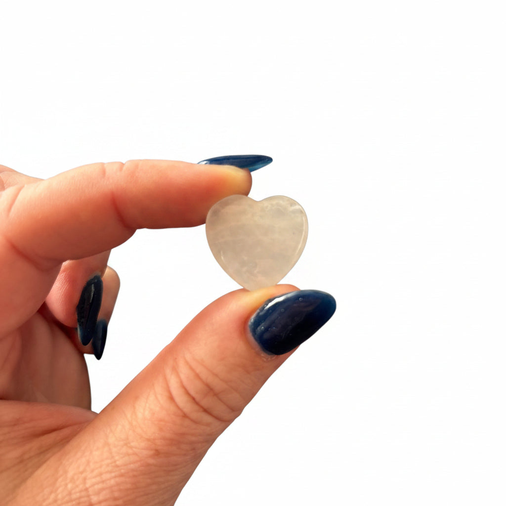18mm Clear Quartz Heart