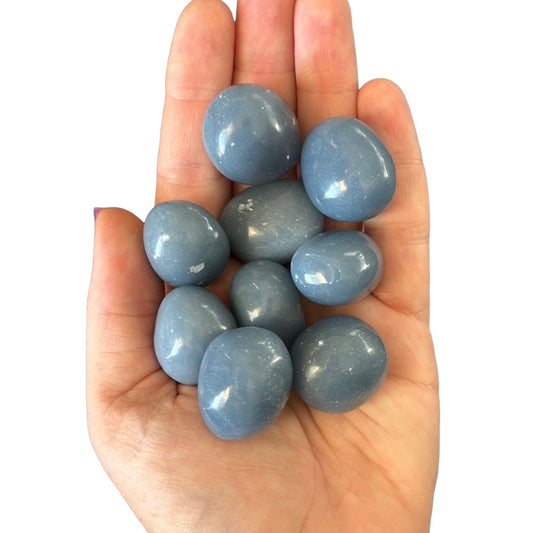 20-25g Angelite Tumble