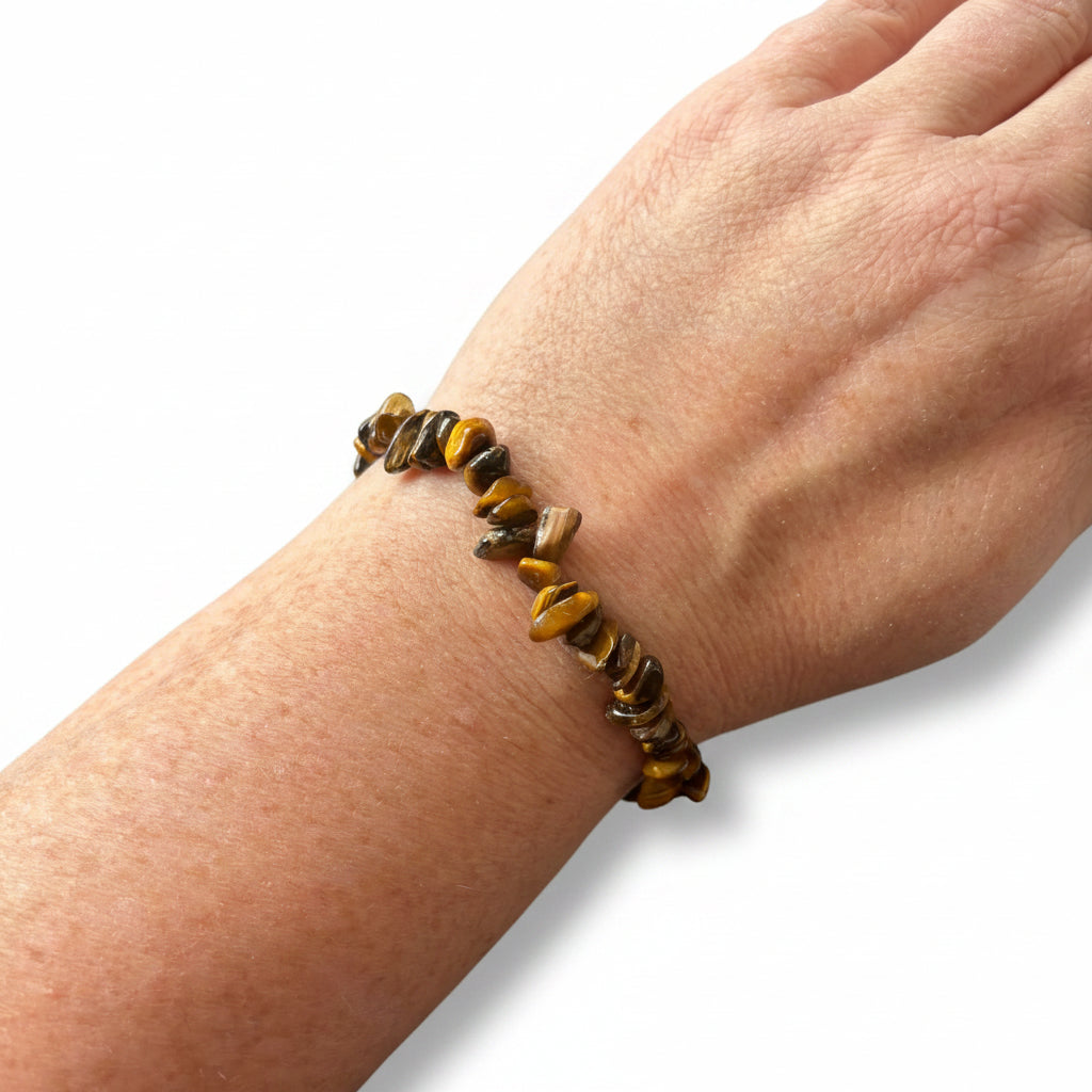 Tiger Eye Chip Bracelet