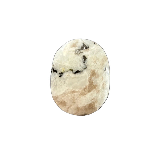 63g Rainbow Moonstone Palm Stone