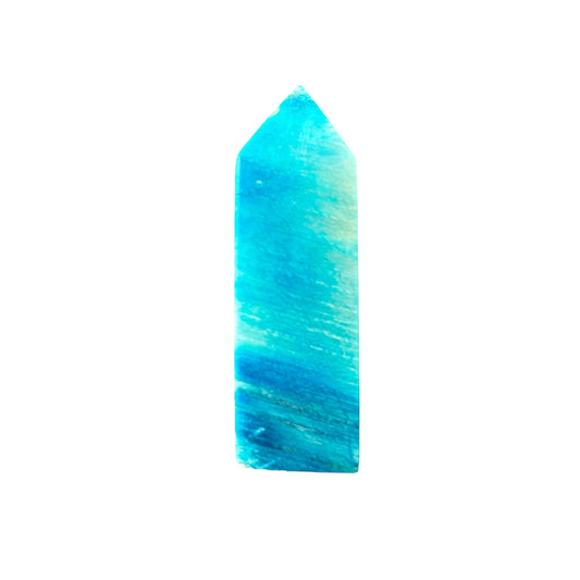 71mm Dyed Blue Moonstone Point