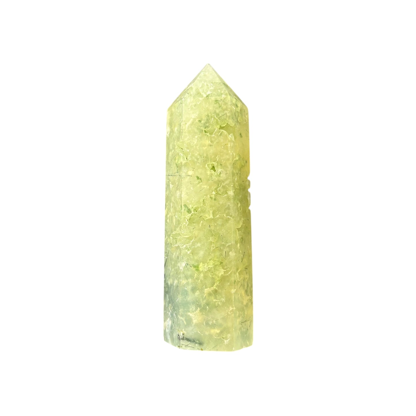 86mm Prehnite Point