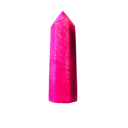 87mm Dyed Purple Moonstone Point