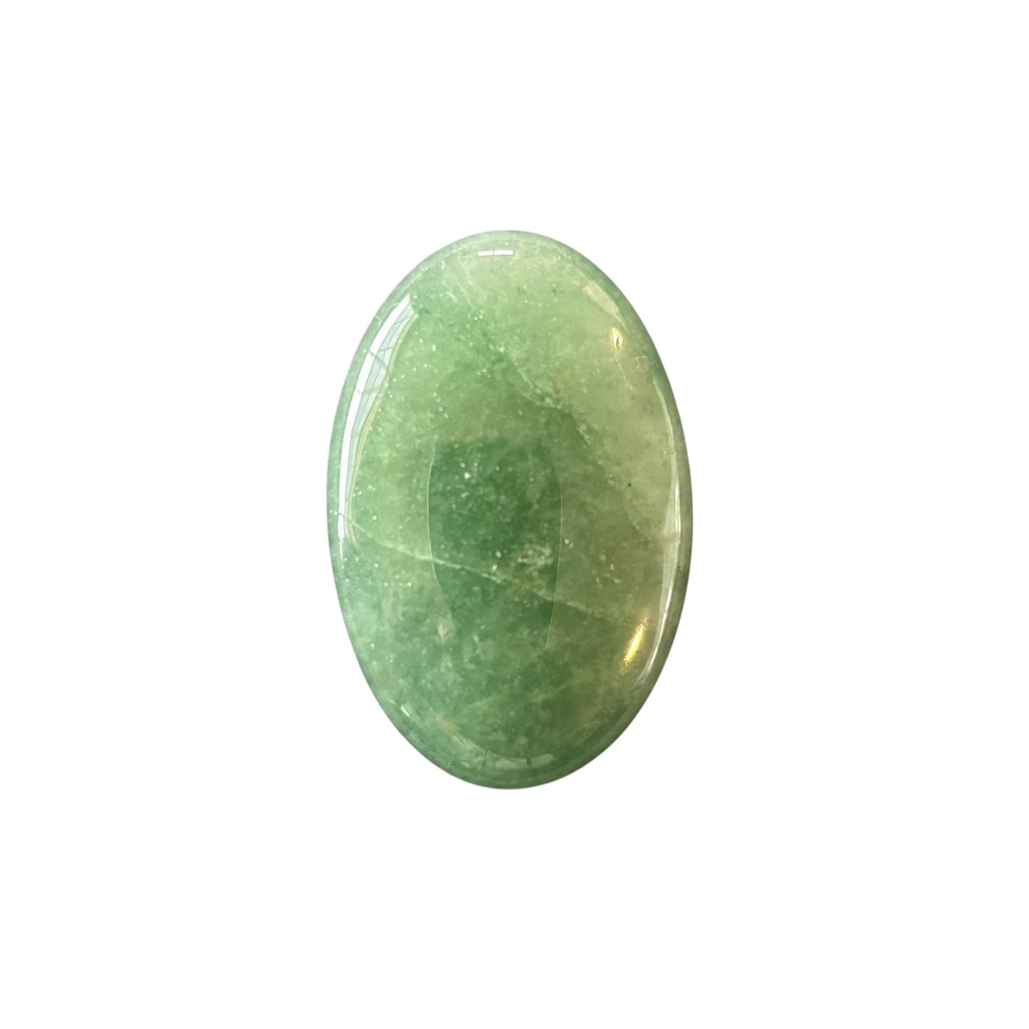 51g Green Strawberry Quartz Palm Stone