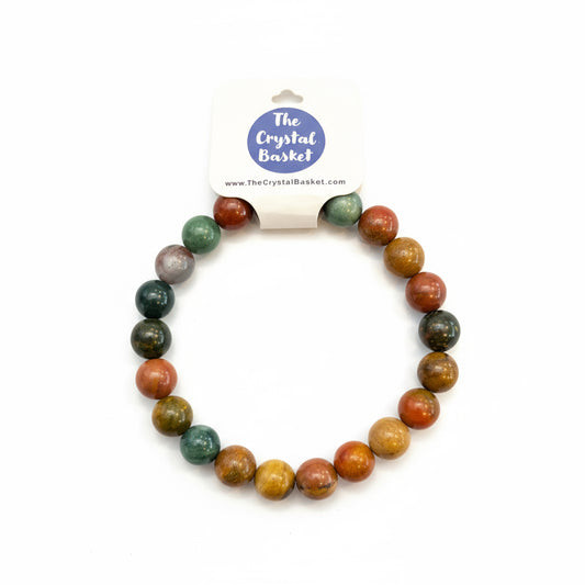 8mm Ocean Jasper Bracelet