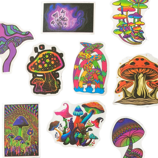 Fantasy Mushroom 10pc Bag of Stickers