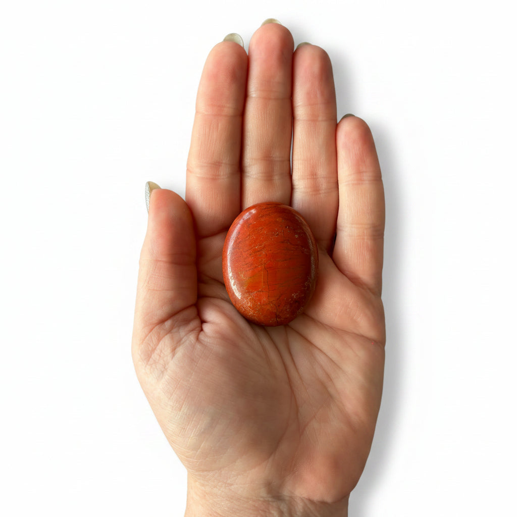 38g Red Jasper Palm Stone