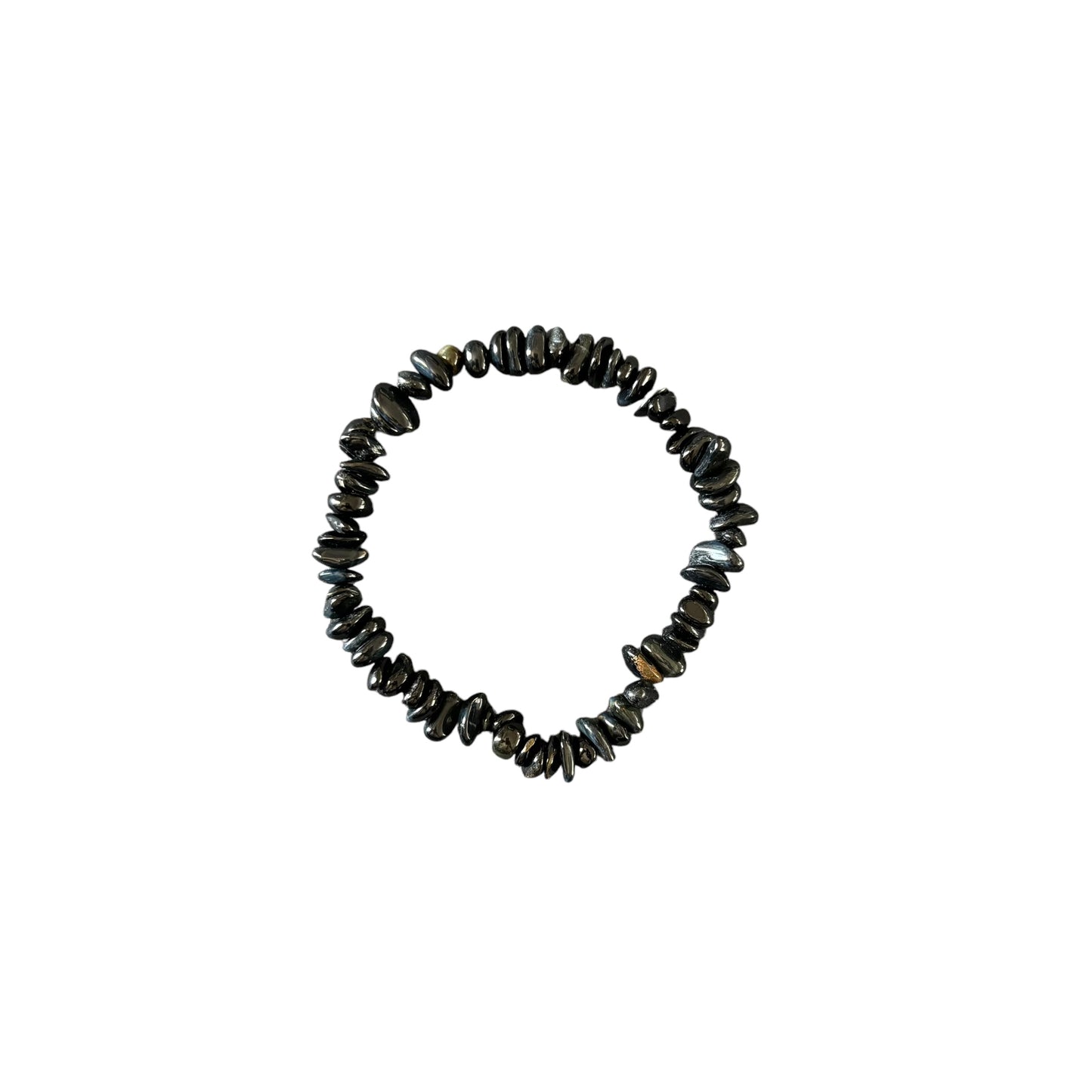 Blue Tiger Eye Chip Bracelet