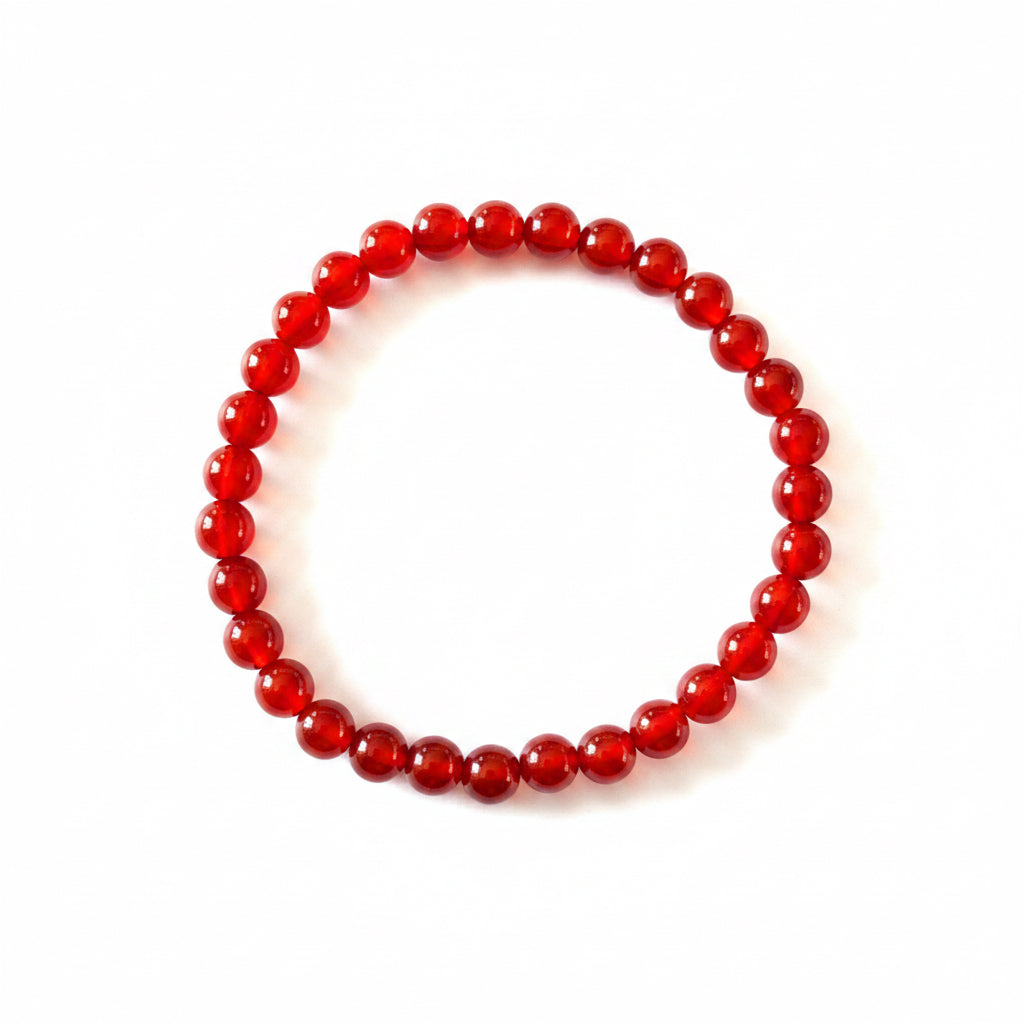 6mm Carnelian Bracelet