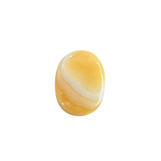 43g Mango Calcite Palm Stone