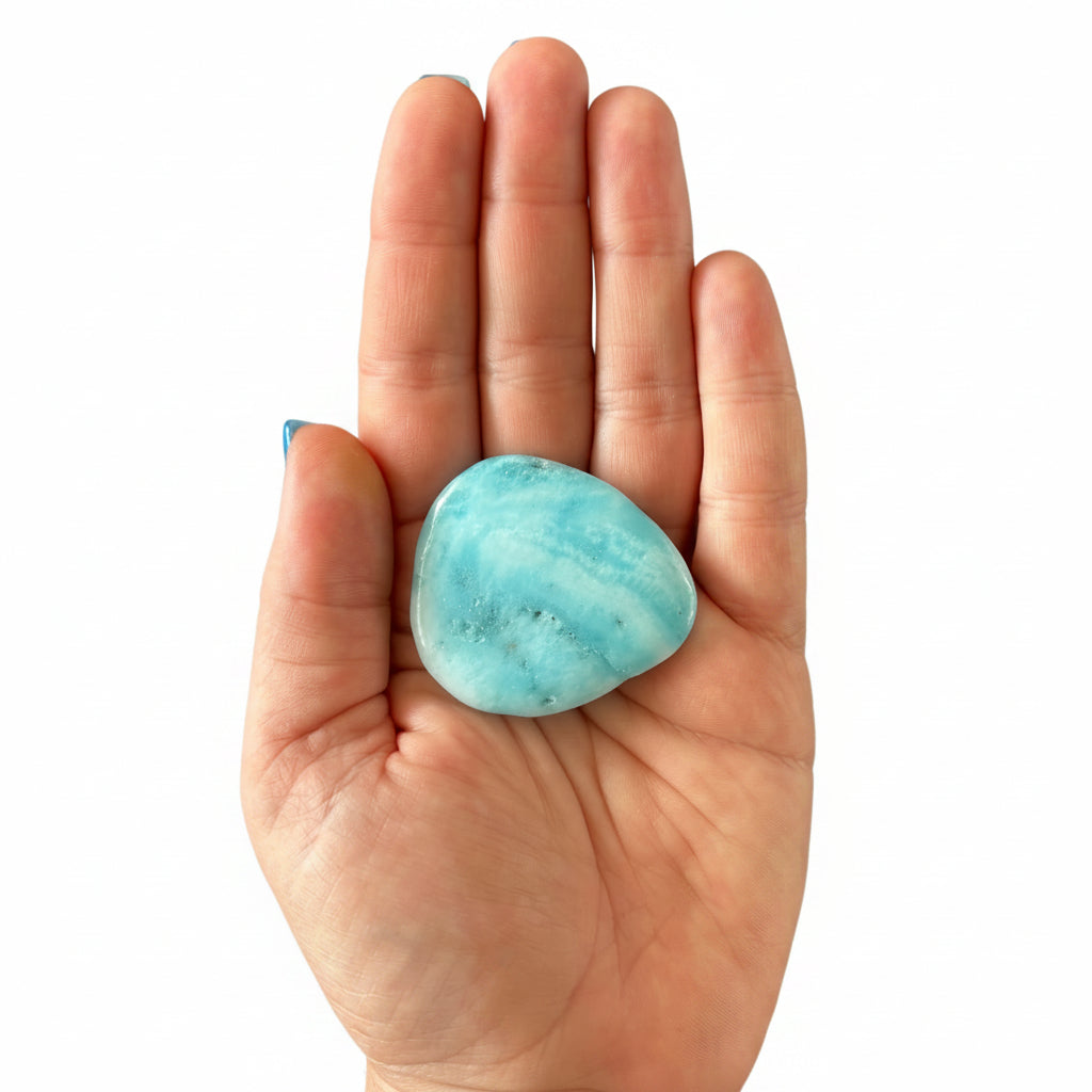 28g Blue Aragonite Flatstone