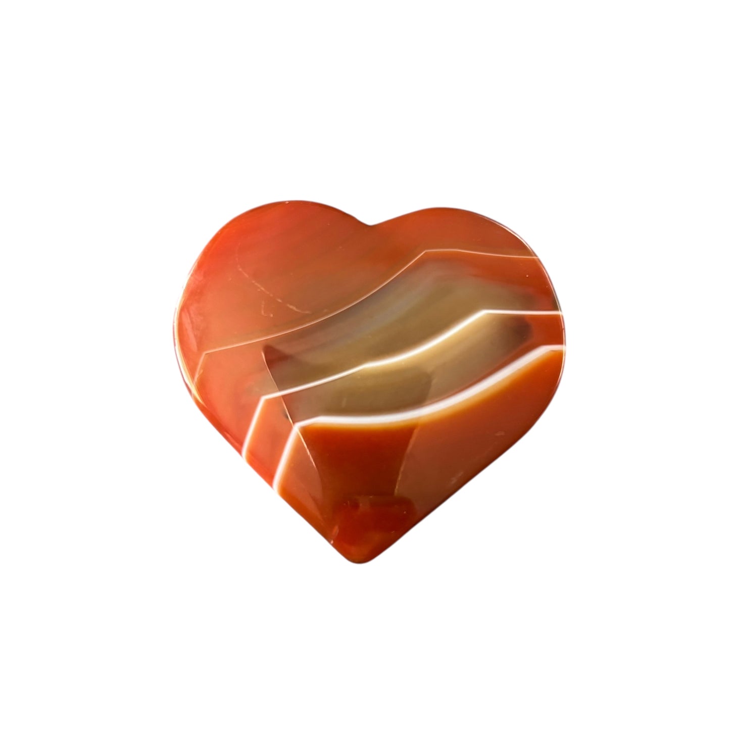 52g Red Sardonyx Heart