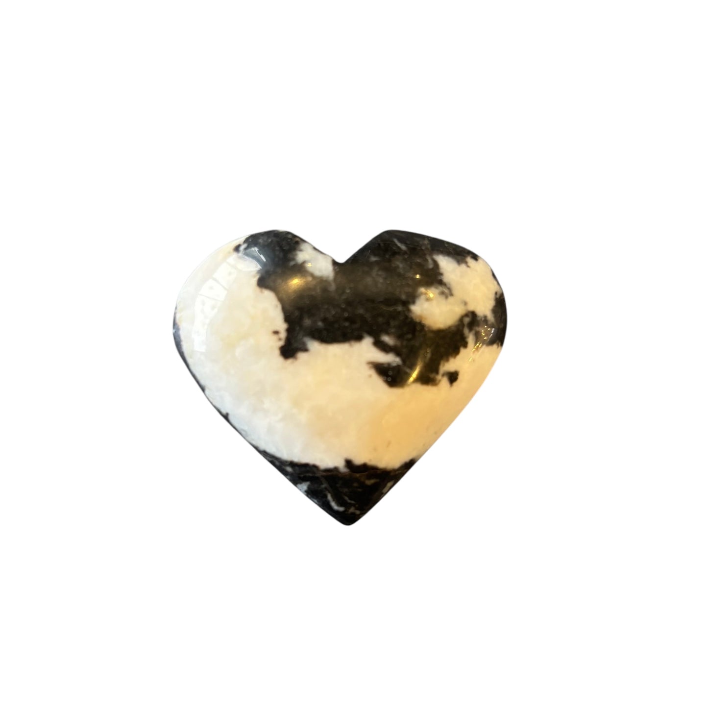 58g Zebra Jasper Heart