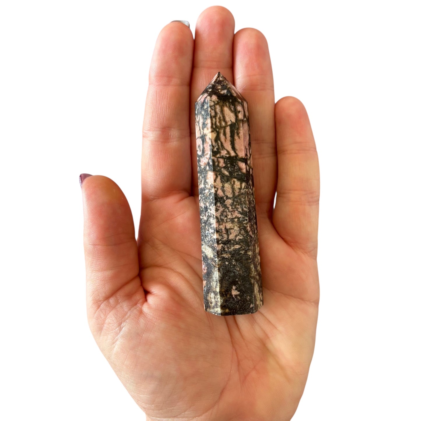 93mm Rhodonite Point
