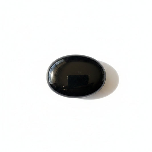 32g Black Obsidian Palm Stone