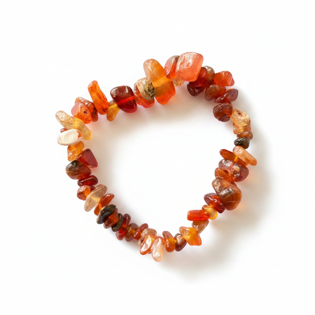 Carnelian Chip Bracelet
