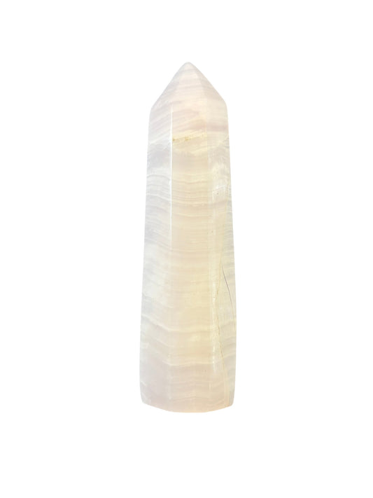 115mm Pink Mangano Calcite Point