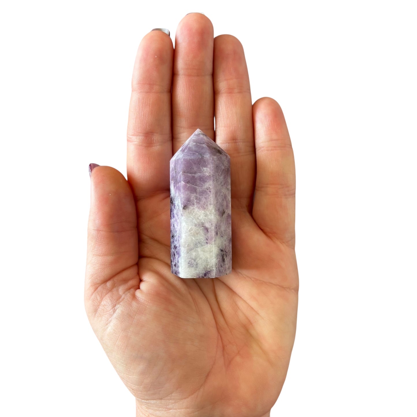 61mm Lepidolite Point