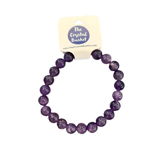 8mm Amethyst Bracelet