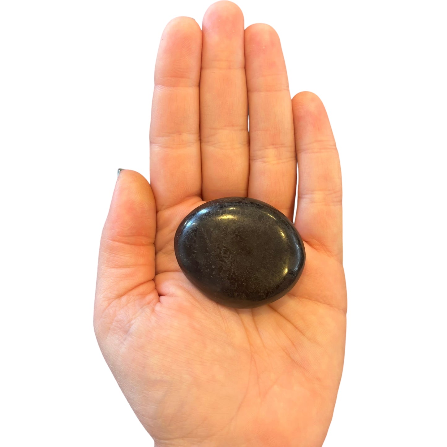 65g Black Tourmaline Palm Stone