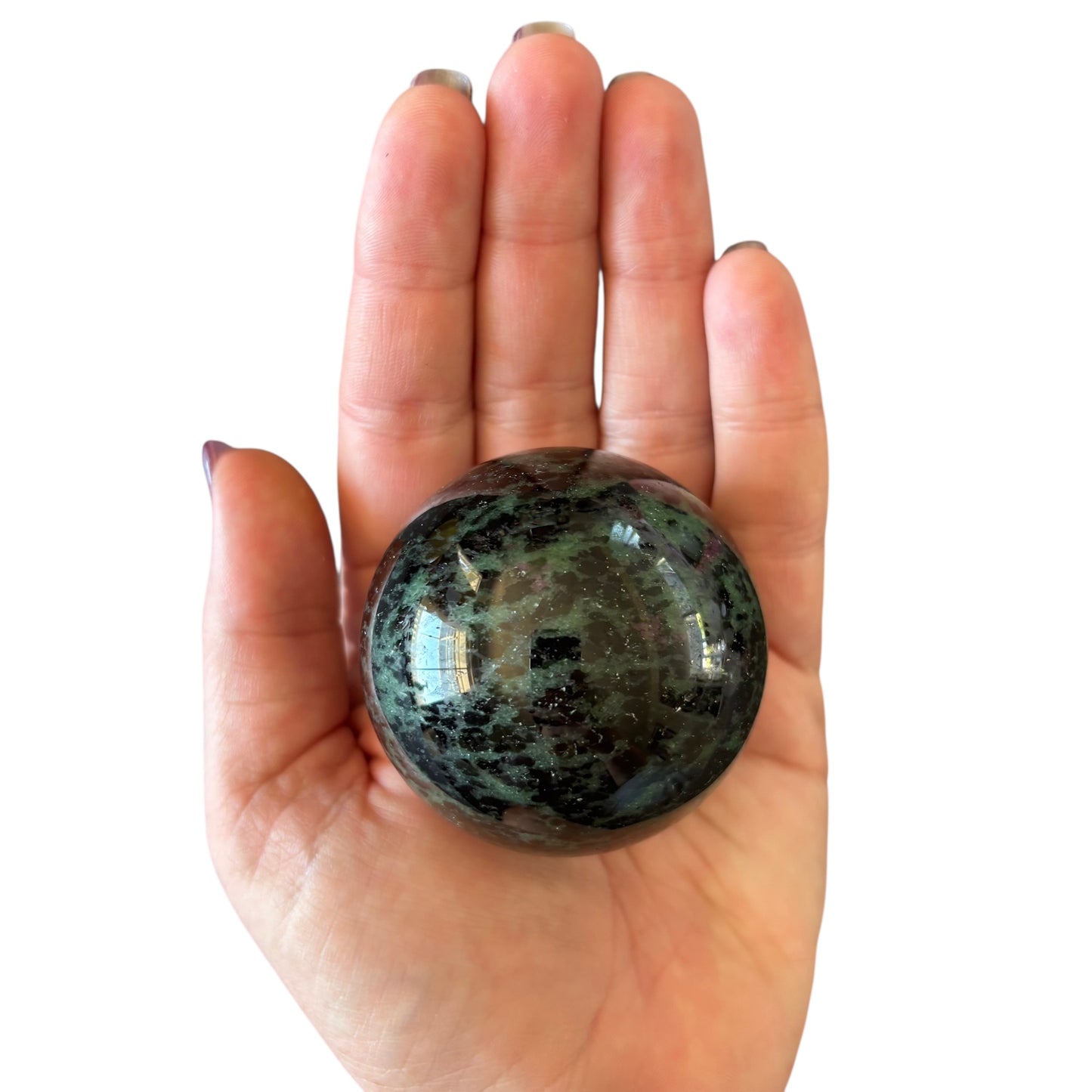 56mm Ruby Zoisite Sphere