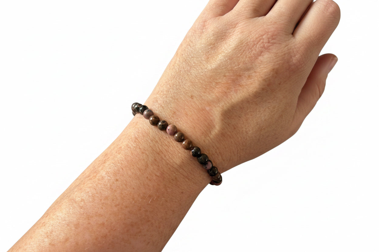 6mm Rhodonite Bracelet