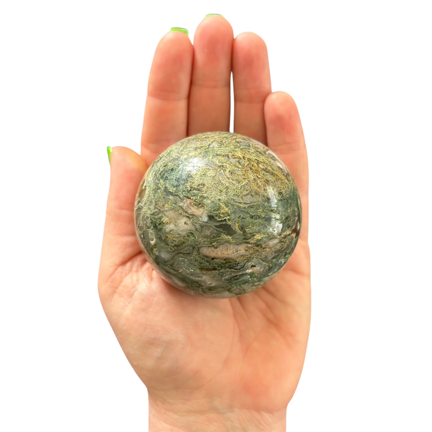 61mm Moss Agate Sphere