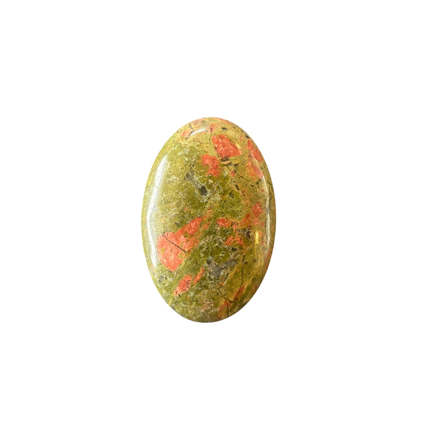 59g Unakite Palm Stone