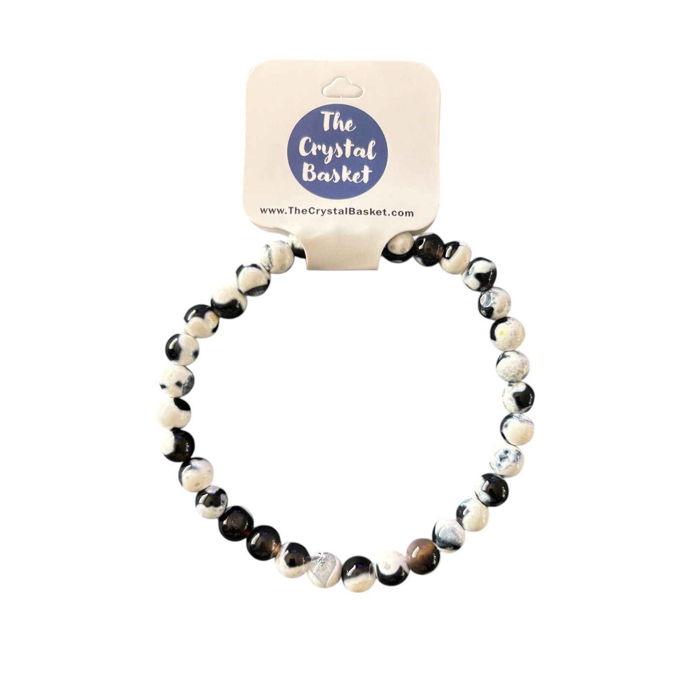 6mm Orca Agate Bracelet