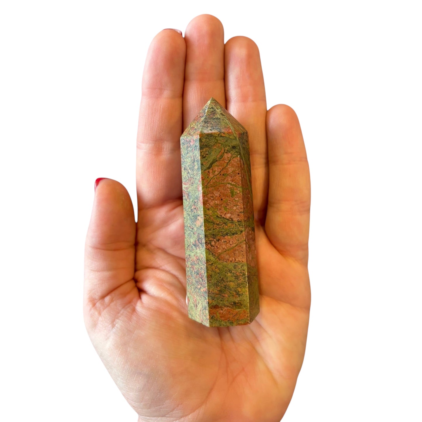 86mm Unakite Point