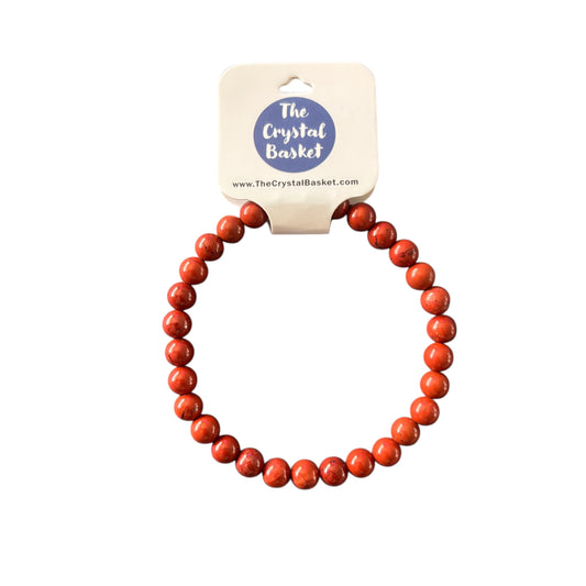 6mm Red Jasper Bracelet
