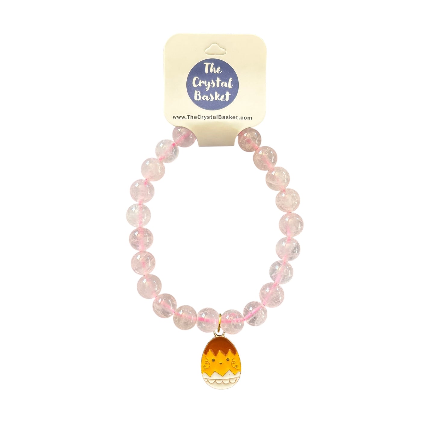 8mm Easter Rose Quartz Bracelet