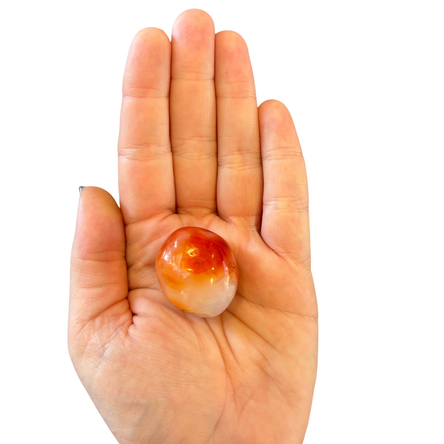 34g Carnelian Palm Stone