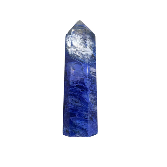 84mm Blue Smelting Quartz Point