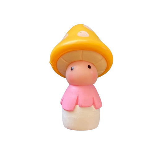 Yellow Mushroom Doll