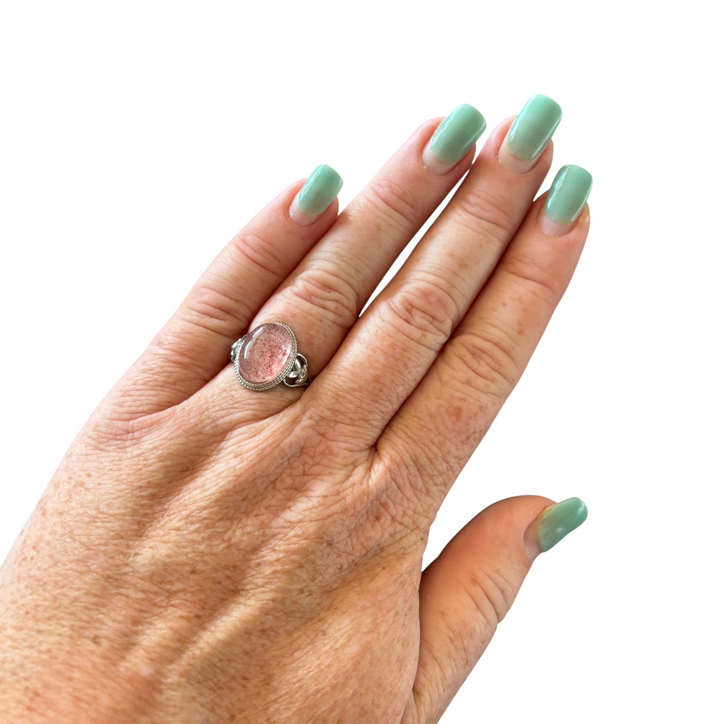 Strawberry Quartz Ring