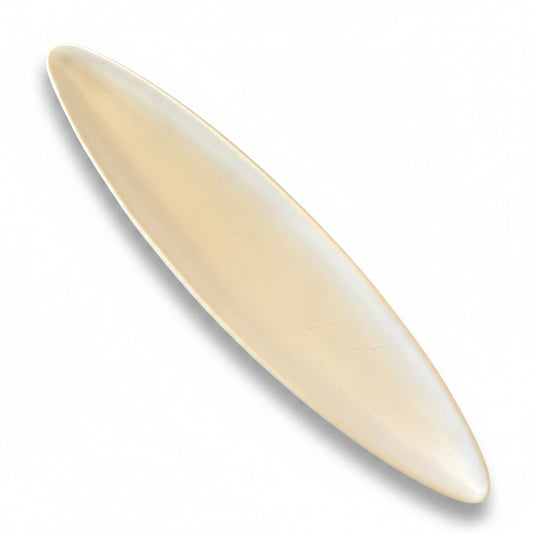 White Long Oval Trinket Tray