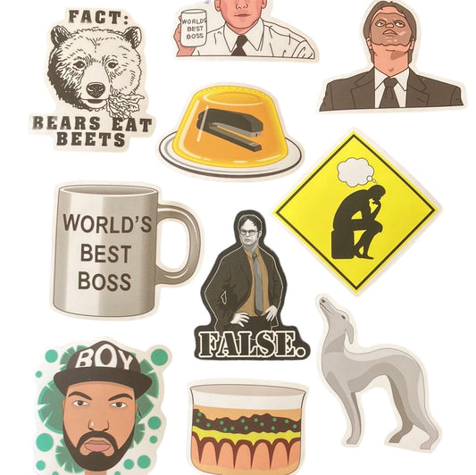 Tv Shows 10pc Bag of Stickers