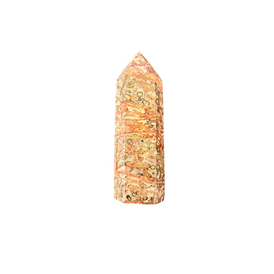 65mm Leopard Skin Jasper Point