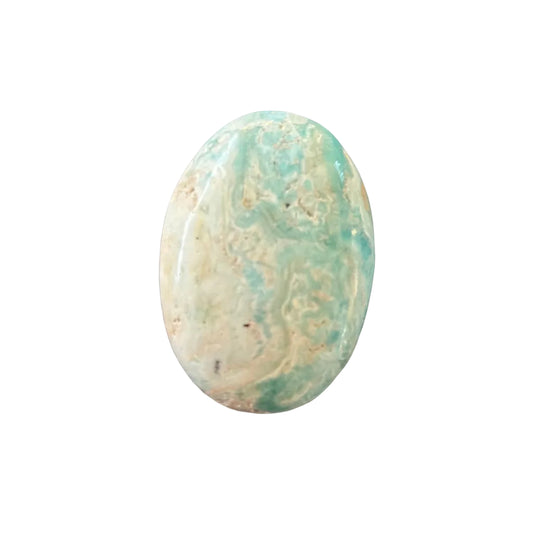 89g Blue Aragonite Palm Stone