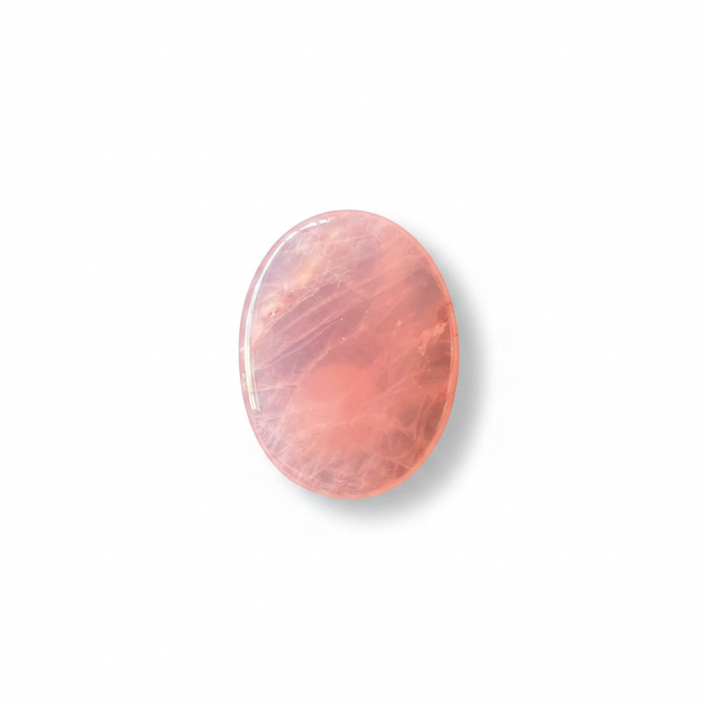 25g Rose Quartz Palm Stone