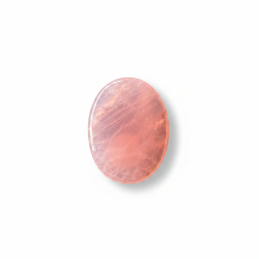 25g Rose Quartz Palm Stone