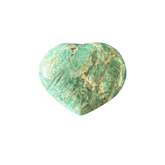 73g Amazonite Heart Stone