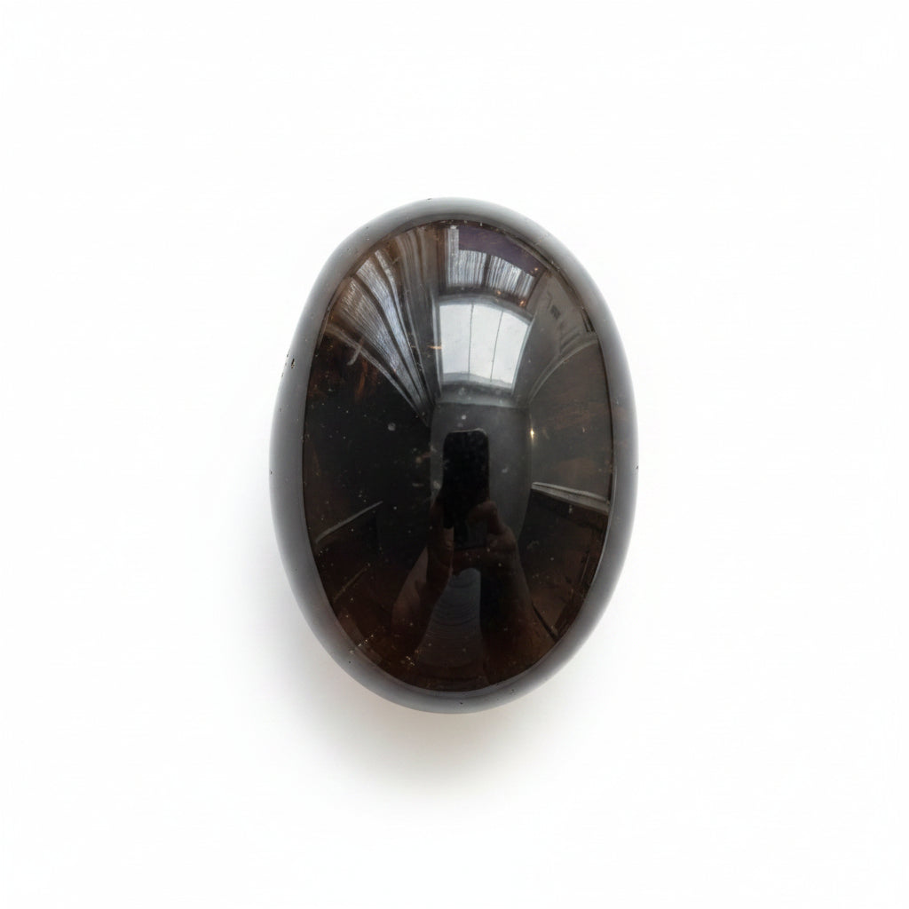 121g Smokey Quartz Palm Stone
