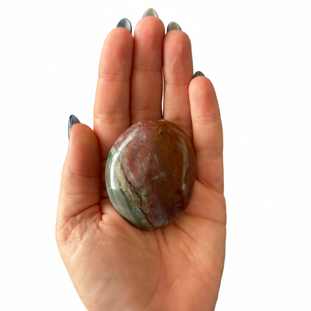 100g Ocean Jasper Palm Stone