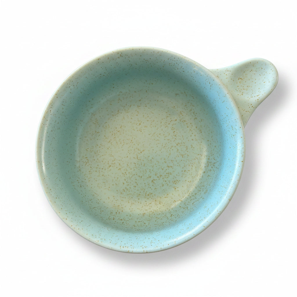 Round Blue Trinket Tray