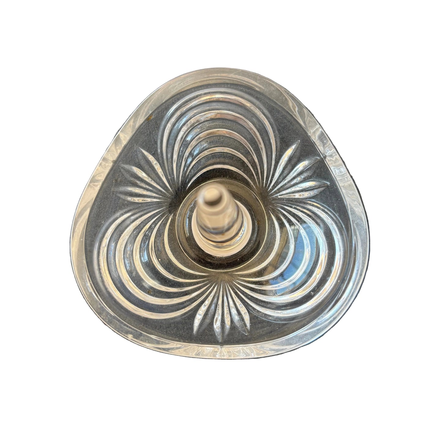 Glass Ring Holder Trinket Tray