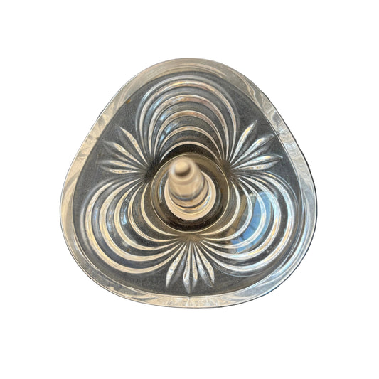 Glass Ring Holder Trinket Tray