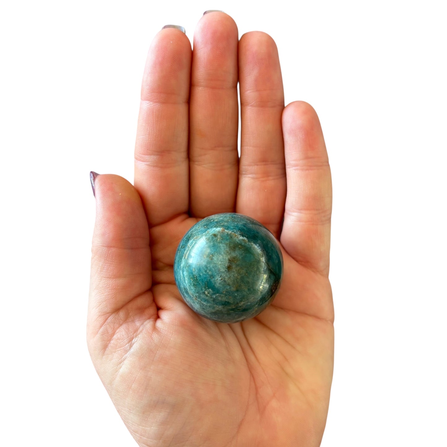 38mm Blue Apatite Sphere