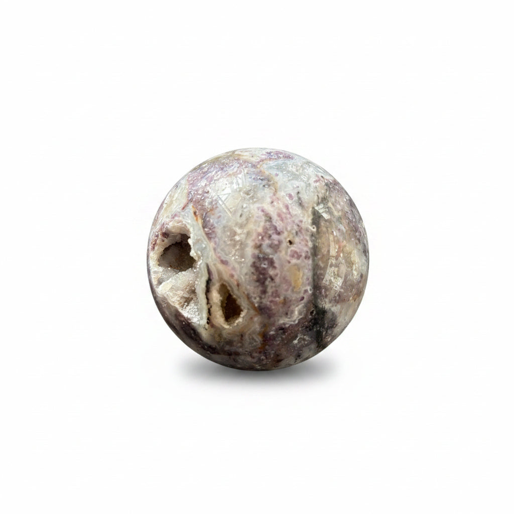 62mm Fluorite & Sphalerite Sphere